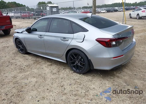 2025 Honda Civic Sport z USA, uszkodzony, nr VIN 2HGFE2F53SH556183